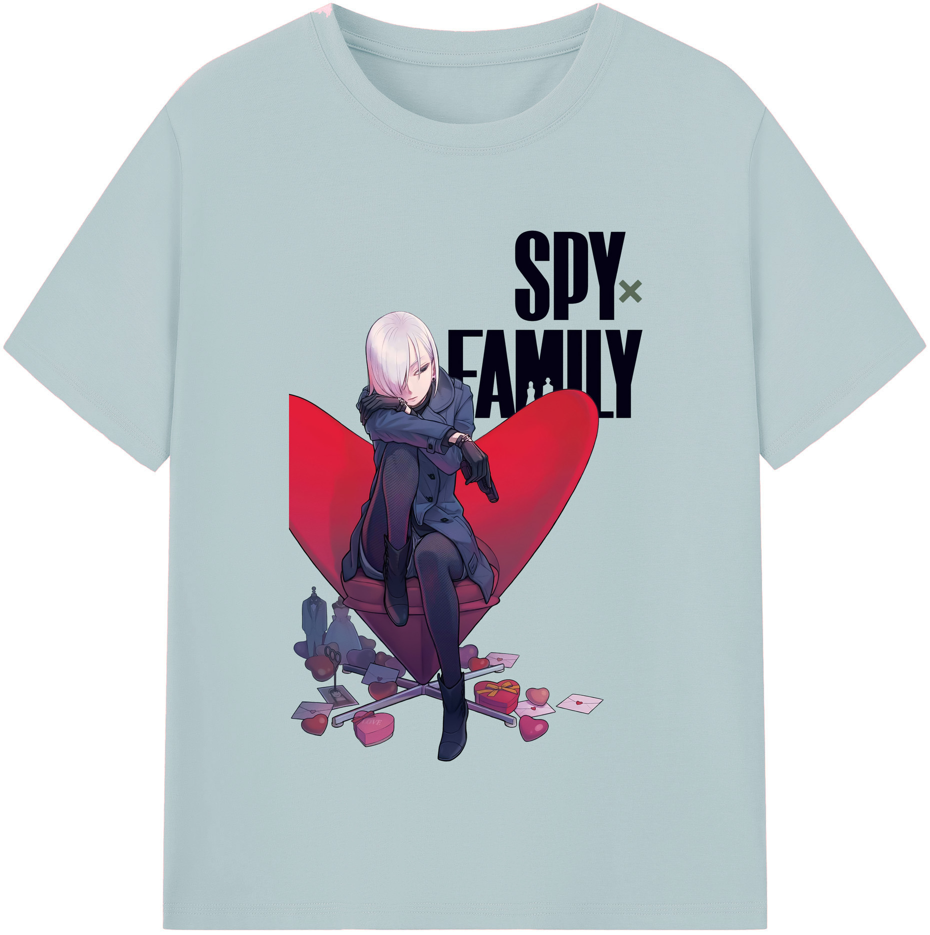 （画像用） SPY×FAMILY间谍家家酒 綿100％半袖Tシャツ（フロントプリント）